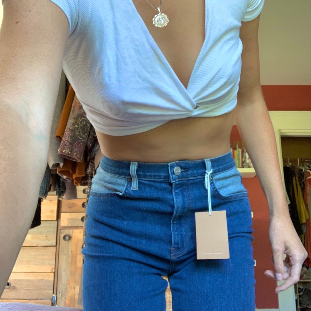 Reformation two-tone jeans - Picture 2 of 4